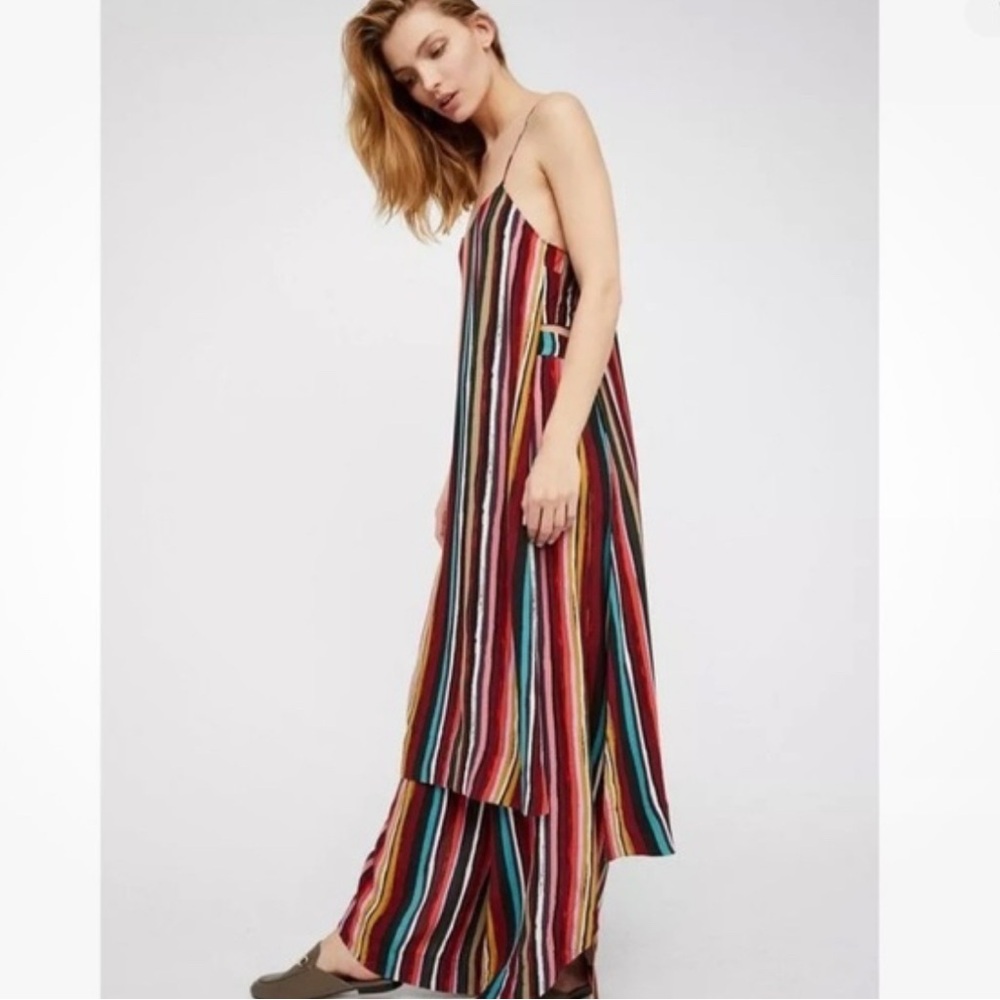 Free People Ruby Multi-colored Tunic Top M